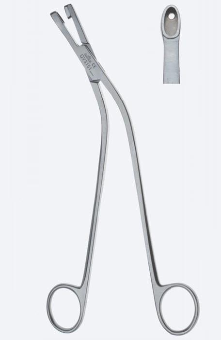 Зажими, хірургічні, для біопсії, "Gellhorn", загальна довжина 240 мм, 9 1/2". Бренд - Asanus Medizintechnik Gmb, Німеччина